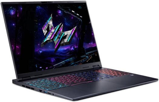Acer Predator Helios Neo 16S AI Gaming Laptop — 16" WQXGA OLED 240Hz, Intel Core Ultra 9 275HX, 16GB DDR5, 1TB SSD, GeForce RTX 5060 8GB, Windows 11, Obsidian Black (PHN16S-71-91AW)