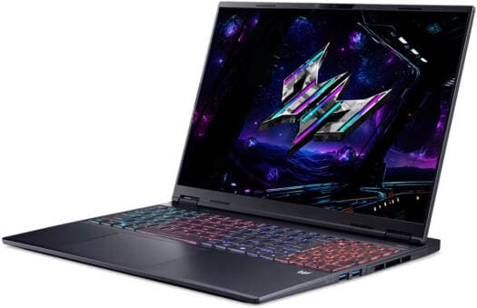 Acer Predator Helios Neo 16S AI Gaming Laptop — 16" WQXGA OLED 240Hz, Intel Core Ultra 9 275HX, 16GB DDR5, 1TB SSD, GeForce RTX 5060 8GB, Windows 11, Obsidian Black (PHN16S-71-91AW)