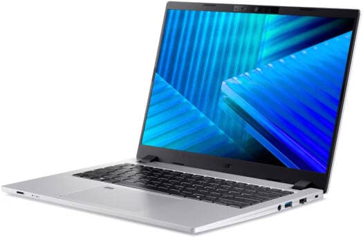 Acer TravelMate P2 14 Business Laptop — 14" WUXGA, Intel Core Ultra 5 225U (vPro Essential), 16GB DDR5, 1TB SSD, FreeDOS, Silver (NX.BSQEM.007)