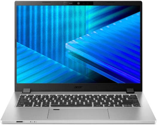Acer TravelMate P2 14 Business Laptop — 14" WUXGA, Intel Core Ultra 5 225U (vPro Essential), 16GB DDR5, 1TB SSD, FreeDOS, Silver (NX.BSQEM.007)