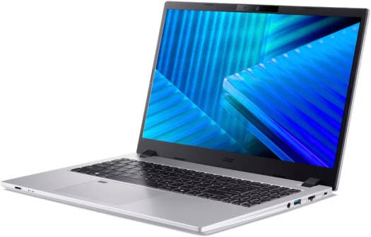 Acer TravelMate P2 15 Business Laptop — 15.6" FHD, Intel Core Ultra 7 255U (vPro Essential), 16GB DDR5, 1TB SSD, FreeDOS, Silver (NX.BSREM.006)