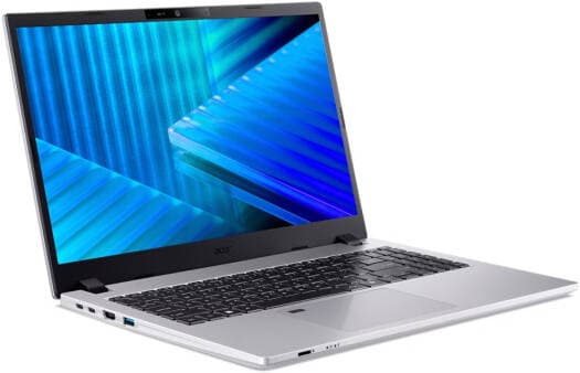 Acer TravelMate P2 15 Business Laptop — 15.6" FHD, Intel Core Ultra 7 255U (vPro Essential), 16GB DDR5, 1TB SSD, FreeDOS, Silver (NX.BSREM.006)