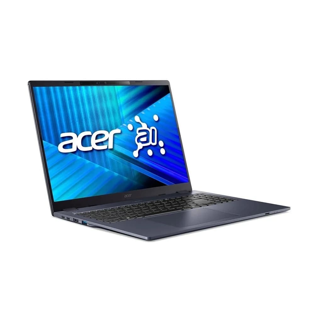 Acer TravelMate P4 16 Business Laptop — 16" Full HD, Intel Core Ultra 7 255U, 16GB DDR5, 512GB SSD, Wi-Fi 7, FreeDOS (NX.BSUEM.005)