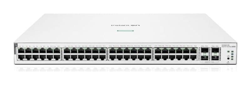 Aruba Instant On 1930 48G Class4 PoE 4SFP/SFP+ 370W Switch — 48× Gigabit PoE, 4× 1/10G SFP+ (JL686B)