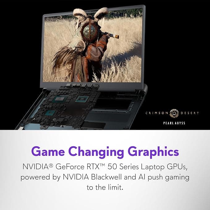 Dell Alienware 18 Area-51 Gaming Laptop — Core Ultra 9 275HX, 32GB, 2TB SSD, GeForce RTX 5080, 18" QHD, Win 11