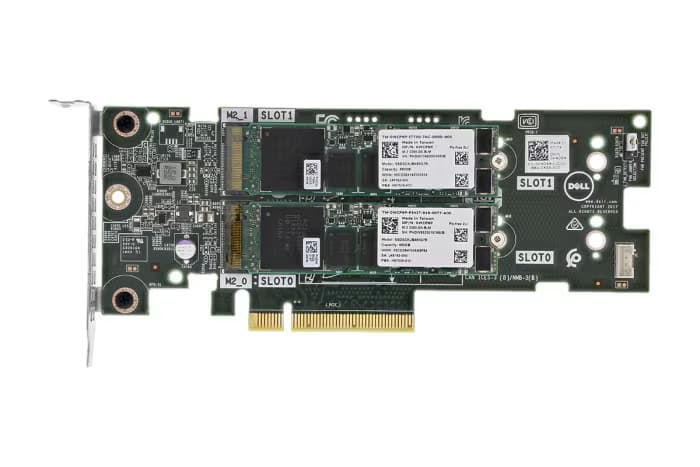 Dell BOSS-S2 PCIe Controller with 2× 480GB SATA M.2 SSD — for R450 (0PKH3T)