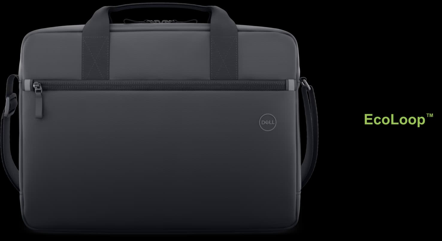 Dell EcoLoop Briefcase (CC3624) — 14–16" Laptop Briefcase, Recycled Fabric