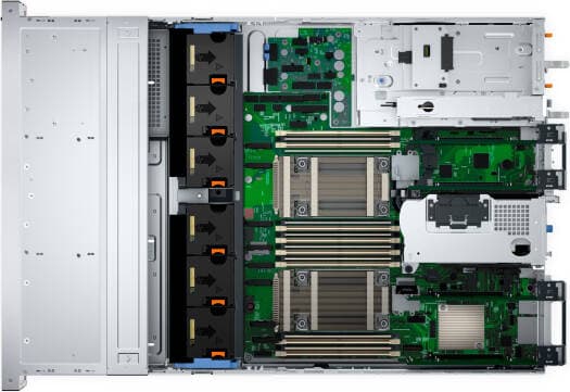 Dell PowerEdge R760XS Rack Server — Xeon Silver 4510, 32GB, 2TB, PERC H755, 2×700W, 3-Year ProSupport (EMEA_R760XS_SPL1-271)