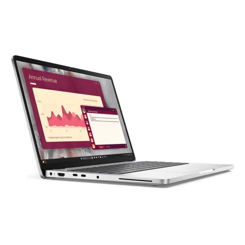 Dell Pro 14 Business Laptop (PC14250) — Core Ultra 5 235U, 16GB, 512GB SSD, 14" FHD+, Fingerprint, Arabic/English, No OS
