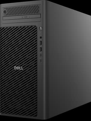 Dell Pro Max Tower T2 Workstation (FCT2250) — Core Ultra 9 285K, 32GB RAM, 1TB SSD, English/Arabic Keyboard & Mouse, No OS, Black
