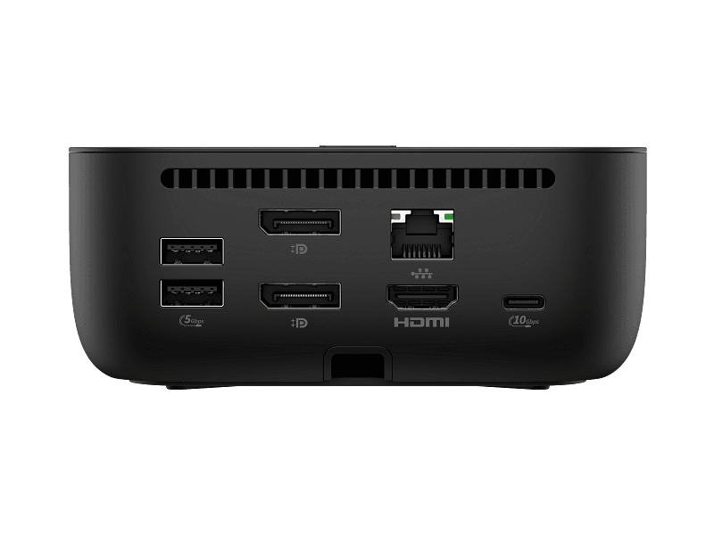 HP USB-C 100W G6 Dock — 100W Power Delivery, Triple 4K, HDMI 2.1 + Dual DisplayPort, 2.5GbE (9X3V1UT)