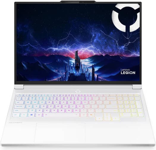 Lenovo Legion 7i Gaming Laptop — 16" WQXGA OLED 240Hz, Intel Core Ultra 7 255HX, 32GB DDR5, 2TB SSD, GeForce RTX 5060 8GB, FreeDOS, Glacier White (83KY001PAX)