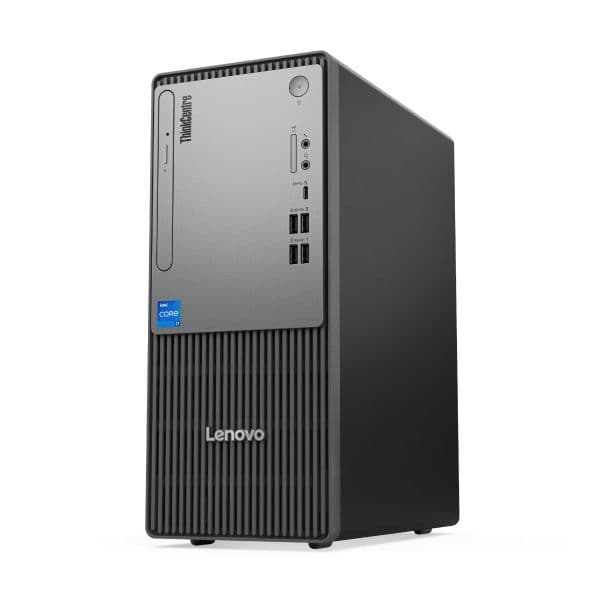 Lenovo ThinkCentre neo 50t Gen 5 Tower — Core i3-14100, 8GB DDR5, 512GB SSD, English Keyboard, FreeDOS (12UD00C2GP)