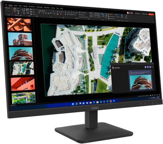 Lenovo ThinkVision S27-4e Monitor — 27" FHD (1920×1080) IPS, 100Hz, 99% sRGB (64BEKAT1UK)