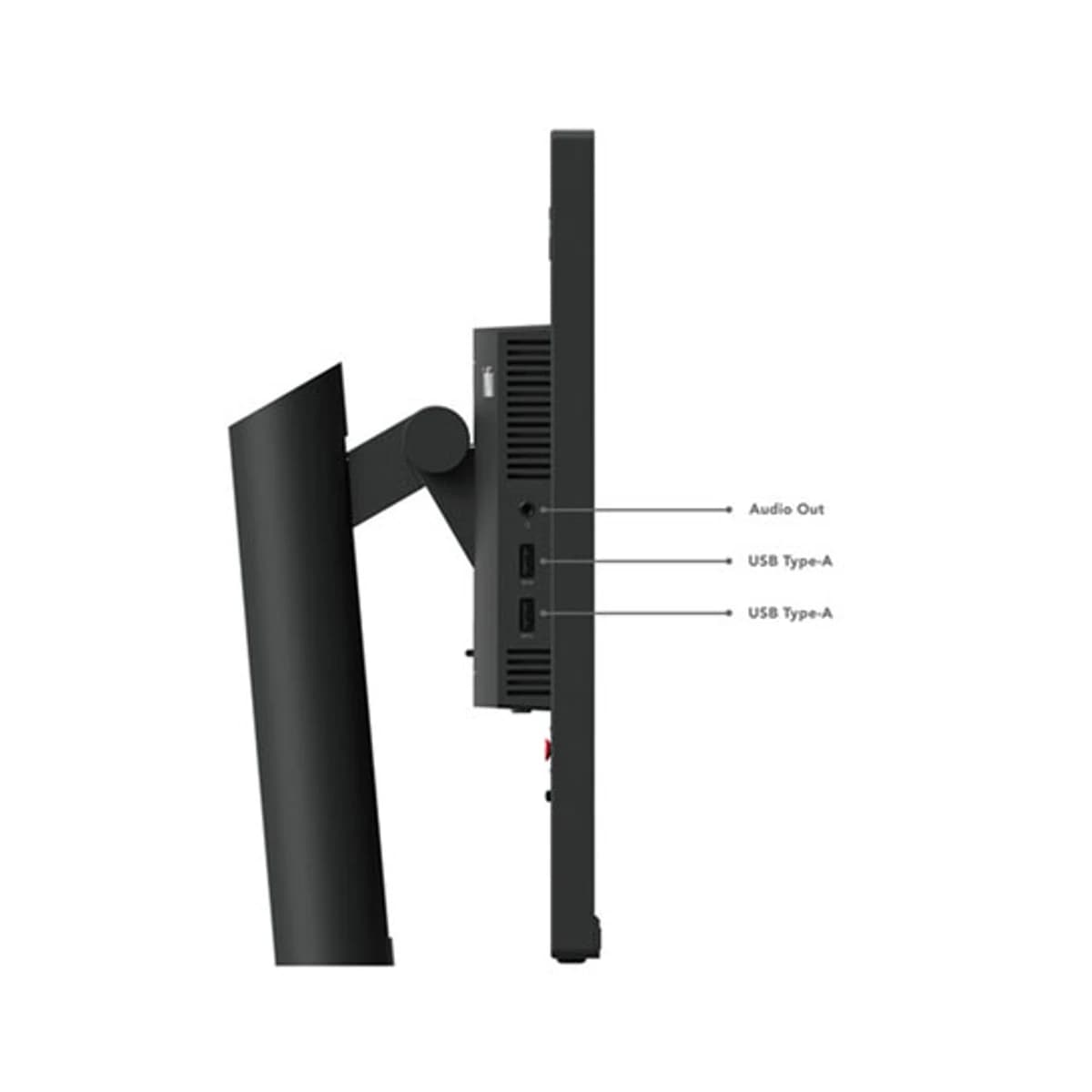 Lenovo ThinkVision T24i-30 Monitor — 23.8" FHD (1920×1080) IPS, 60Hz, USB hub, HDMI + DP + VGA (63CFMATXUK)