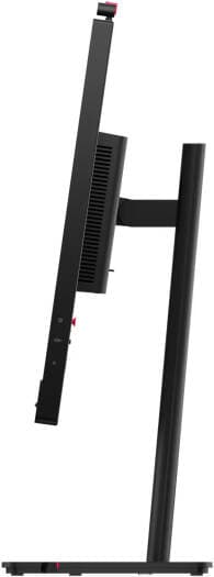Lenovo ThinkVision T27QD-4V Monitor — 27" QHD IPS, 120Hz, USB-C 100W, Ethernet, Webcam, Speakers (64B8UAT1UK)