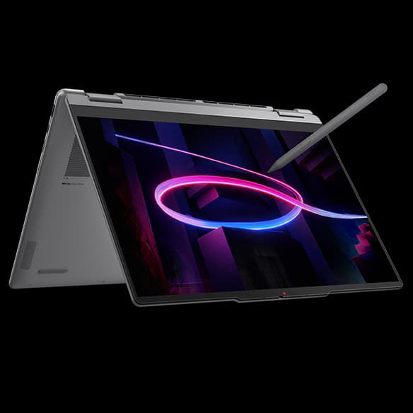 Lenovo Yoga 7i 2-in-1 Aura Edition 14" — Core Ultra 5 322, 16GB, 512GB SSD, 14" 2K OLED Touch, Win 11 Home, Luna Grey (83TC0003US)