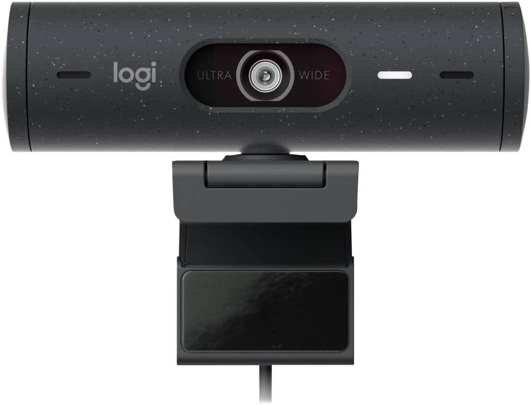 Logitech Brio 505 Business Webcam — Full HD 1080p, Auto-framing (RightSight), Stereo Mic, USB-C (960-001459)