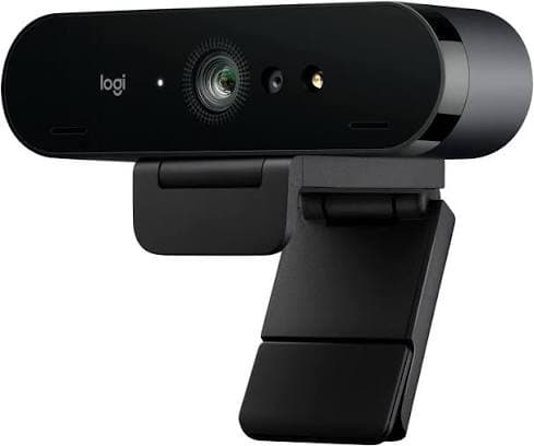 Logitech Brio 4K Ultra HD Webcam — 4K UHD, HDR, Windows Hello, 5x Zoom, Privacy Shutter (960-001724)
