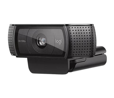 Logitech C920 HD Pro Webcam — Full HD 1080p, Autofocus, Stereo Mic (960-001055)