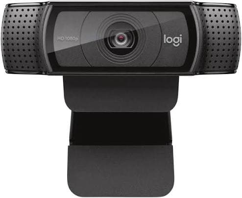 Logitech C920 HD Pro Webcam — Full HD 1080p, Autofocus, Stereo Mic (960-001055)