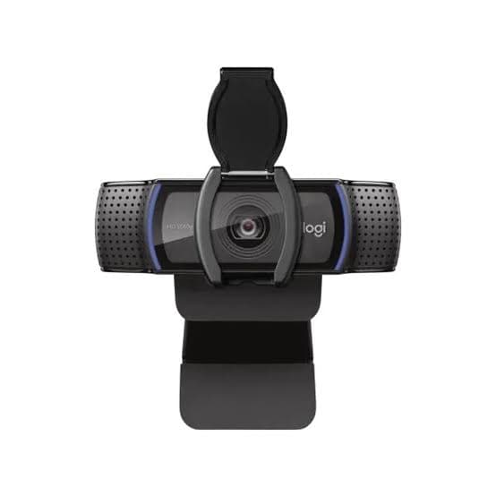 Logitech C920S Pro HD Webcam — Full HD 1080p, Autofocus, Stereo Mic, Privacy Shutter (960-001252)
