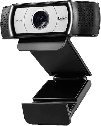 Logitech C930e Business Webcam — Full HD 1080p, 90° FOV, 4x Zoom, H.264, Privacy Shutter (960-000972)