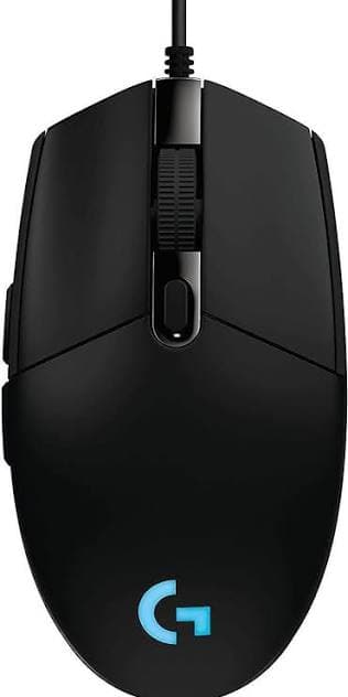 Logitech G203 Lightsync Gaming Mouse — Wired, 8000 DPI, 6 Buttons, RGB, Black (910-005796)