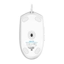 Logitech G203 Lightsync Gaming Mouse — Wired, 8000 DPI, 6 Buttons, RGB, White (910-005797)