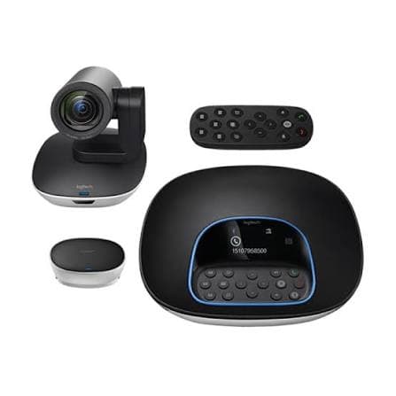Logitech GROUP ConferenceCam — 1080p, 10x Zoom, Speakerphone (up to 20 ft), Mid–Large Rooms (960-001057)