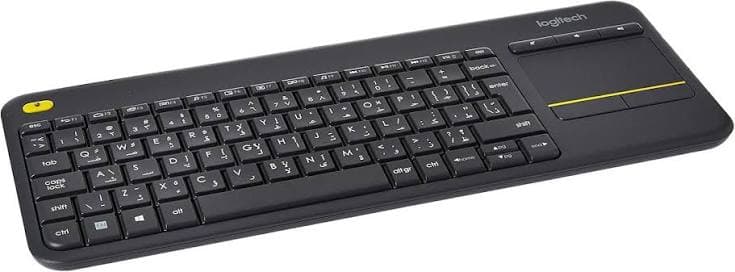 Logitech K400 Wireless Touch Keyboard — 2.4GHz, Built-in Touchpad, 10m Range (920-007153)