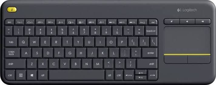 Logitech K400 Wireless Touch Keyboard — 2.4GHz, Built-in Touchpad, 10m Range (920-007153)