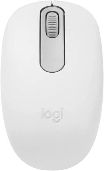 Logitech M196 Bluetooth Mouse — Compact, Silent, Off-White (910-007460)