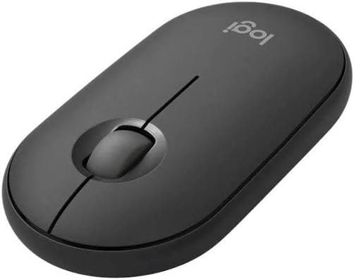 Logitech Pebble 2 M350S Bluetooth Mouse — Slim, 4000 DPI, Silent, 24-month Battery, Graphite (910-007015)