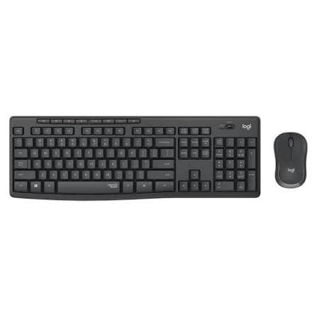 Logitech MK295 Silent Wireless Keyboard & Mouse Combo — 90% Quieter, 2.4GHz (920-009801)