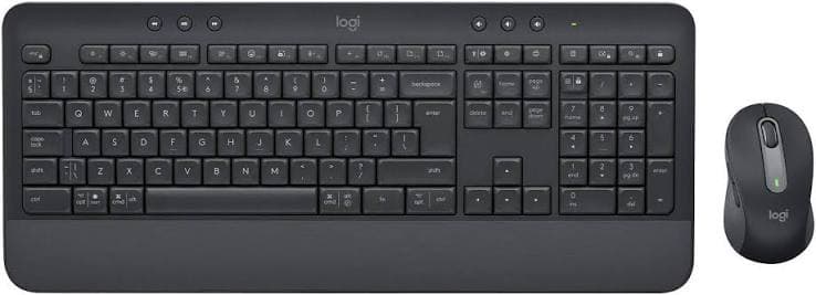 Logitech Signature MK650 Wireless Combo — Bluetooth/Bolt, Palm Rest, SilentTouch Mouse (Arabic) (920-011003)