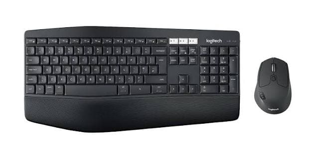 Logitech MK850 Performance Wireless Combo — Bluetooth/Unifying, Multi-device, Palm Rest (920-008226)
