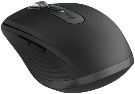 Logitech MX Anywhere 3S Compact Mouse — Bluetooth/Bolt, 8000 DPI, Quiet, MagSpeed, USB-C (910-006929)