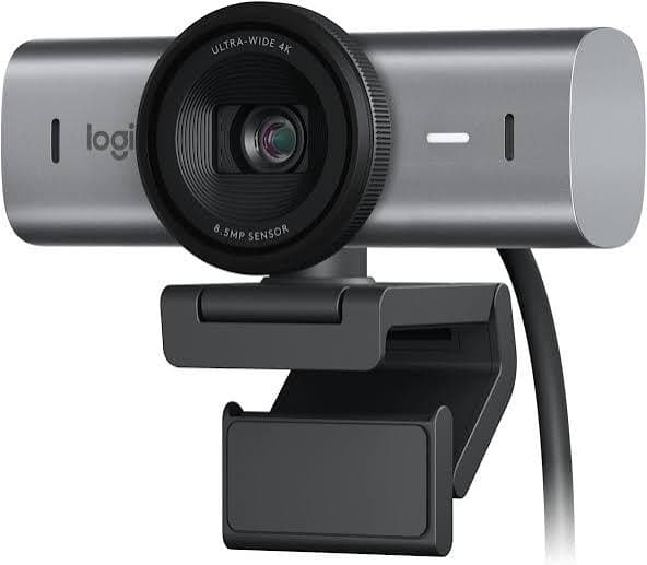 Logitech MX Brio 705 for Business — 4K Ultra HD, Large Sensor, AI Auto-framing, Show Mode, USB-C (960-001530)