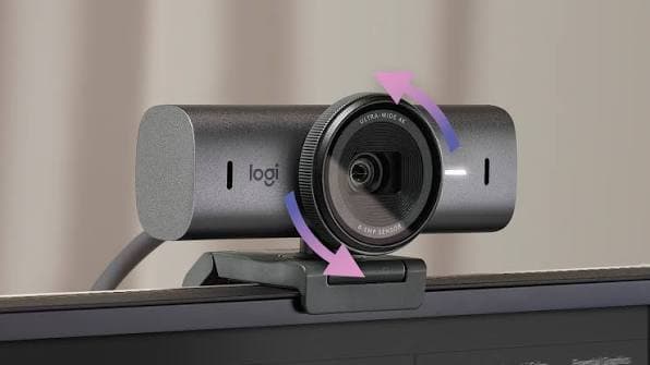 Logitech MX Brio 705 for Business — 4K Ultra HD, Large Sensor, AI Auto-framing, Show Mode, USB-C (960-001530)
