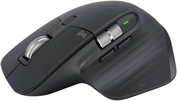 Logitech MX Master 3S (Bluetooth) — 8000 DPI, Quiet, MagSpeed, USB-C, Black (910-007501)