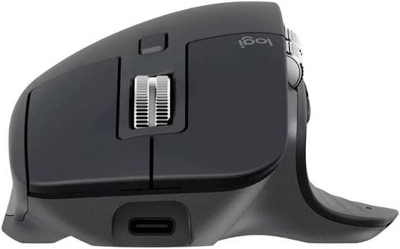 Logitech MX Master 3S for Business — Bluetooth/Bolt, 8000 DPI, Quiet, MagSpeed, USB-C (910-006582)