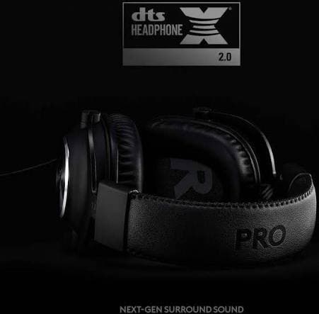 Logitech Pro X Wired Gaming Headset — 50mm Pro-G, DTS 7.1, Blue VO!CE, USB DAC (981-000818)