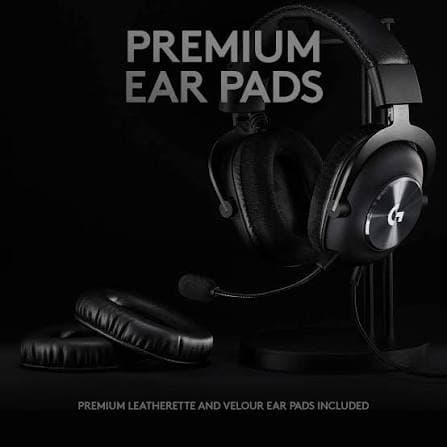 Logitech Pro X Wired Gaming Headset — 50mm Pro-G, DTS 7.1, Blue VO!CE, USB DAC (981-000818)