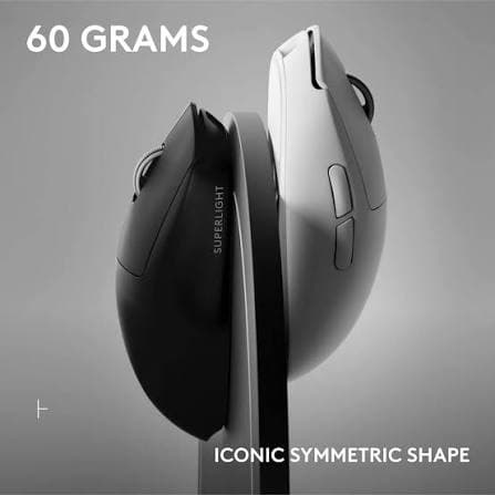 Logitech Pro X Superlight 2 SE Wireless Gaming Mouse — HERO 2, 44K DPI, 8K Polling, USB-C, Black (910-007553)