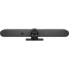 Logitech Rally Bar — All-in-One Video Bar, 4K PTZ 15x Zoom, AI RightSight, Appliance Mode, Graphite (960-001312)