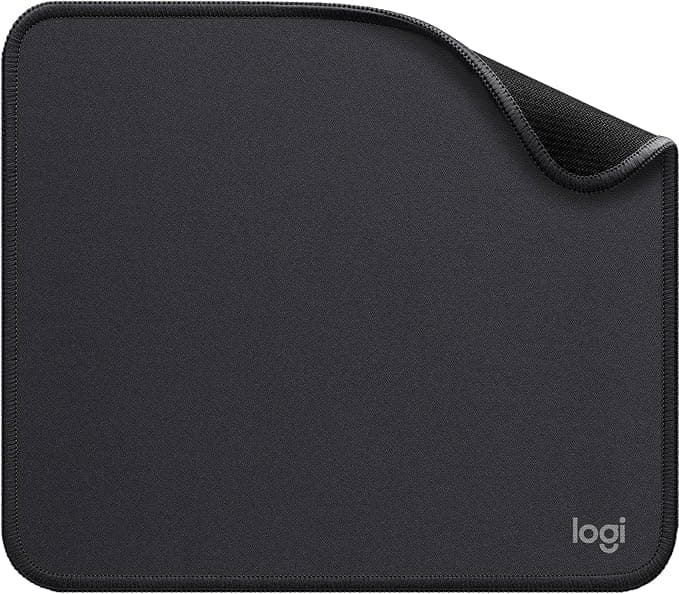Logitech Studio Series Mouse Pad — Spill-resistant, Anti-slip Rubber Base, Graphite