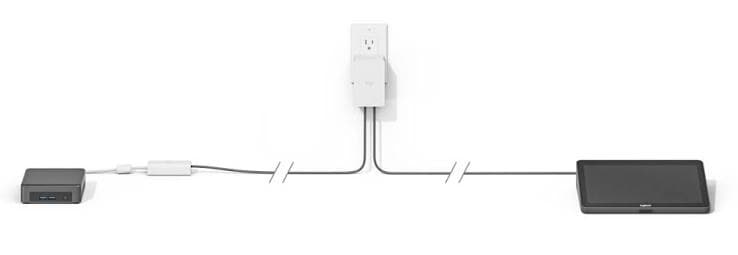 Logitech Tap Touch Controller with Cat5e Cabling Kit (939-001950)