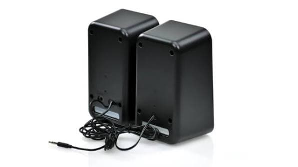 Logitech Z150 Compact Stereo Speakers 2.0 — 3.5mm, 6W Peak, Aux + Headphone Jack (980-000816)