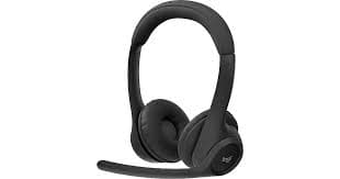 Logitech Zone 305 Wireless Business Headset — Bluetooth + USB Receiver, Noise-cancelling Mic, 16h, Graphite (981-001451)